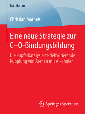 cover image of Eine neue Strategie zur C–O-Bindungsbildung